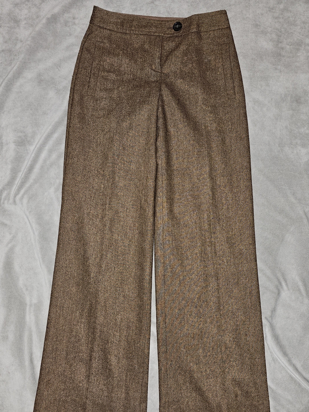 The Limited Brown Wide-Leg Dress Pants